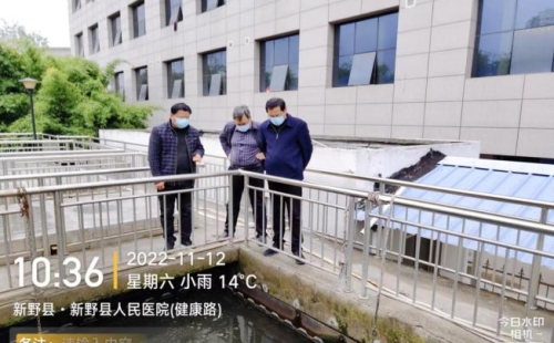 河南南陽新野持續(xù)加強涉疫污水處理管理
