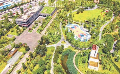 污水處理廠(chǎng)化身景觀公園